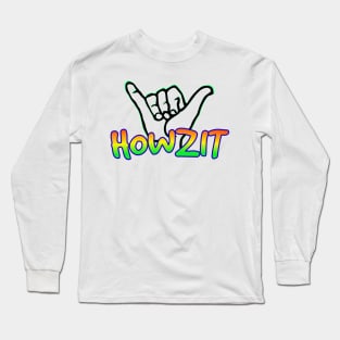 Shaka t-shirt design Long Sleeve T-Shirt